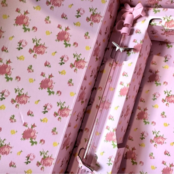 NEW Stanley x LoveShackFancy Ibiza Sunset 40oz Quencher H2.0 FlowState Tumbler - Picture 9 of 14